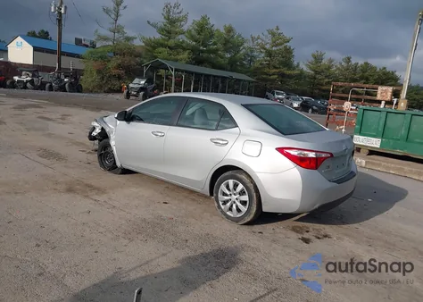 2015 Toyota Corolla Le из США, поврежденный, VIN 2T1BURHE8FC231244